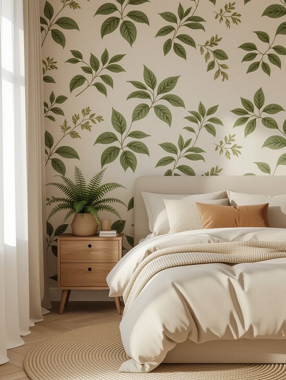 nature inspired bedroom transformation