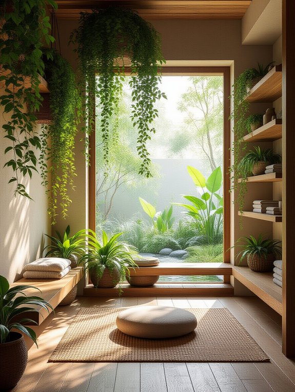 nature inspired indoor tranquility