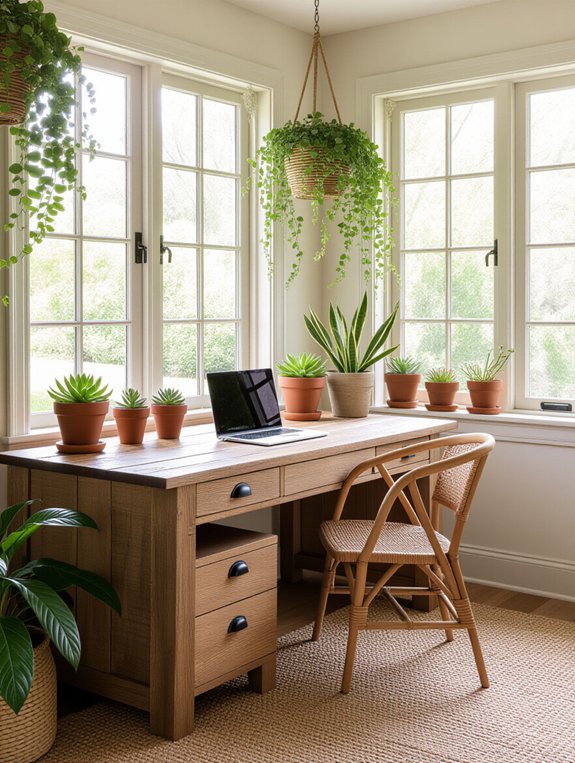 nature inspired office decor tips