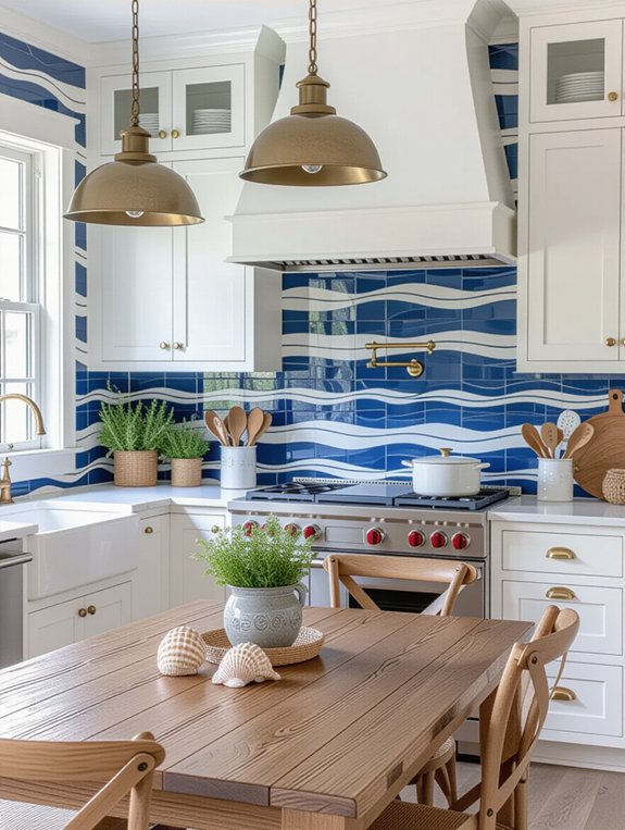 nautical kitchen seaside escape