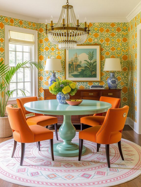 nostalgic vibrant dining experience