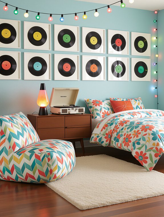 nostalgic vibrant room design