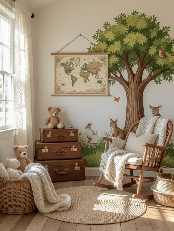 nostalgic vintage travel decor