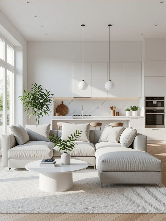 open concept living design