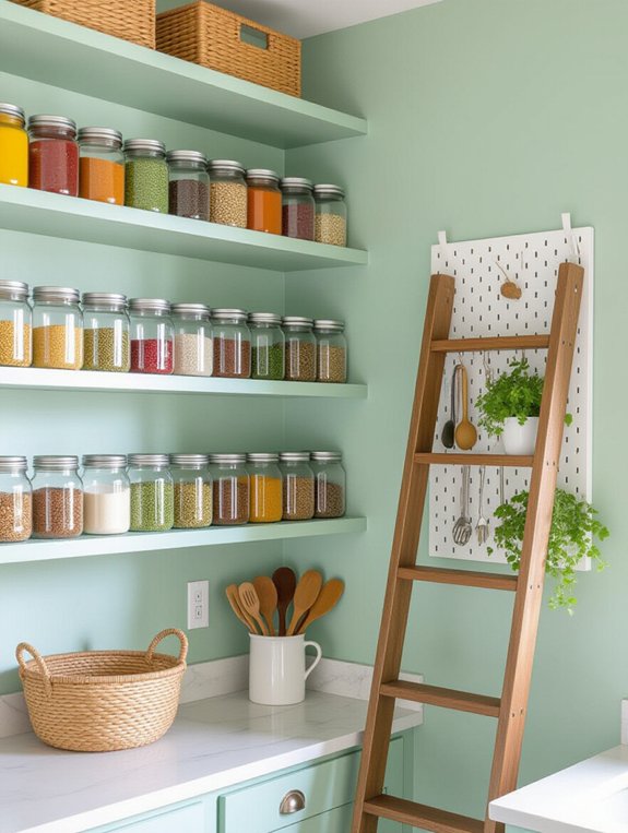 organized pantry for efficiency