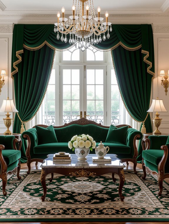 regal living room accents