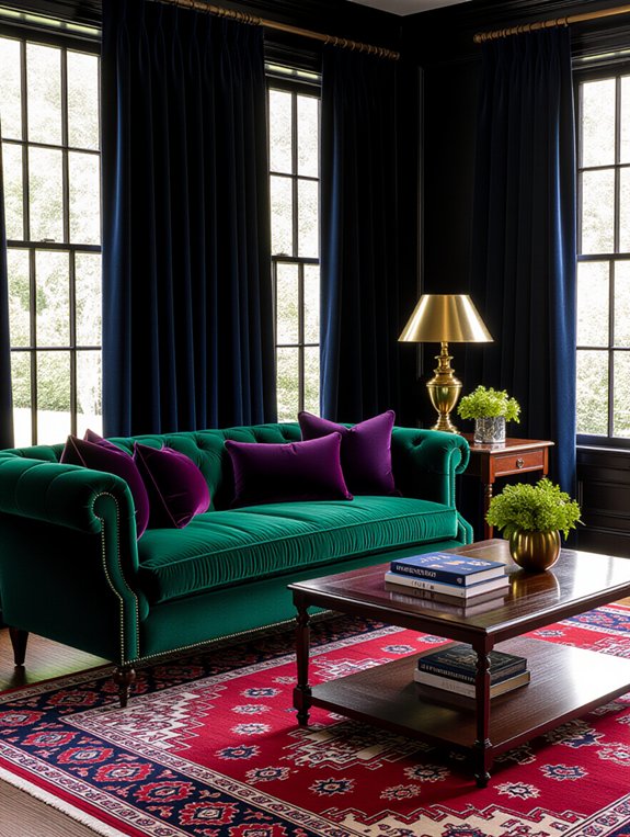 rich jewel tones atmosphere