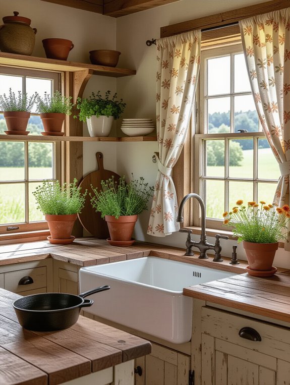 rustic charm in kitchens
