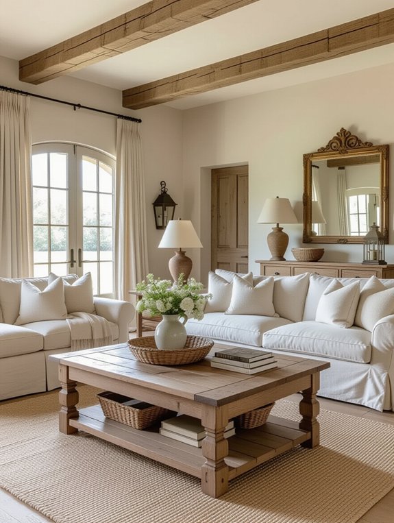 rustic farmhouse coffee tables