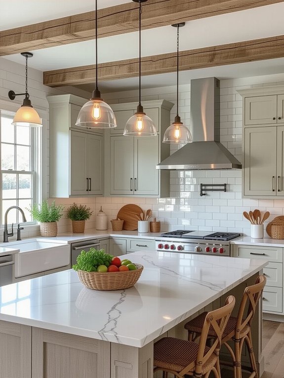 rustic farmhouse kitchen decor