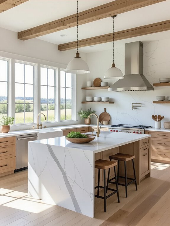 rustic modern kitchen design