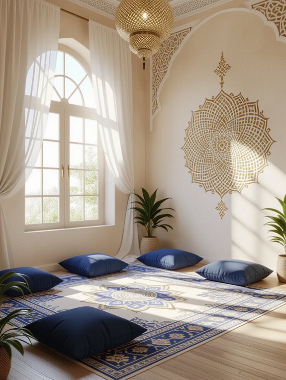 sacred geometry prayer room