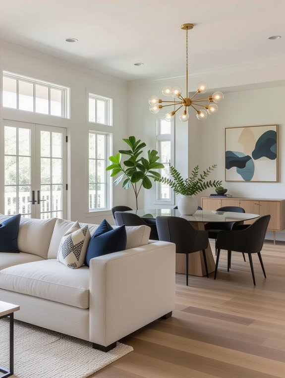 seamless flow open concept