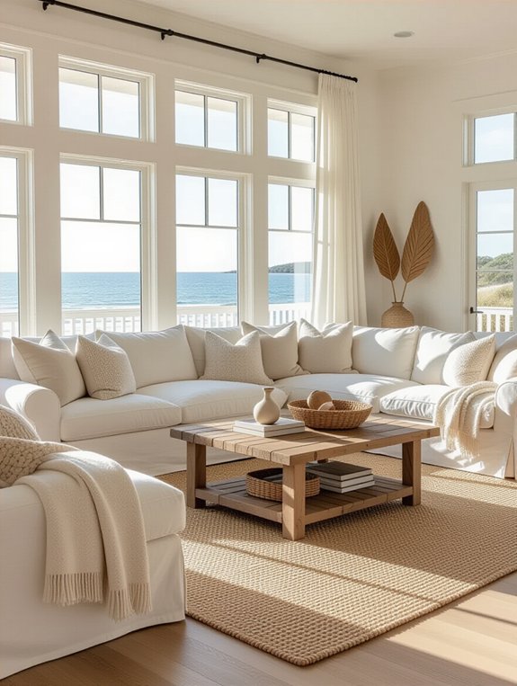 serene coastal beige decor
