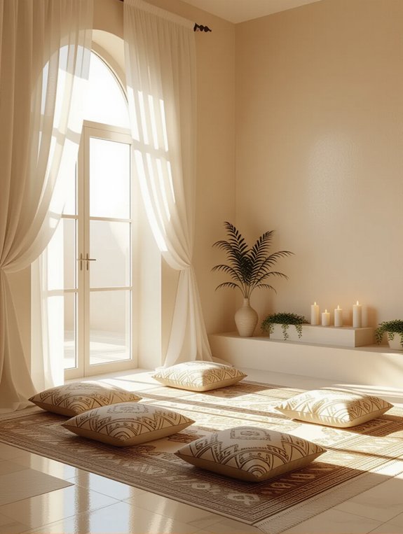 serene lighting for prayer