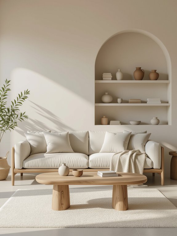 serene neutral color atmosphere