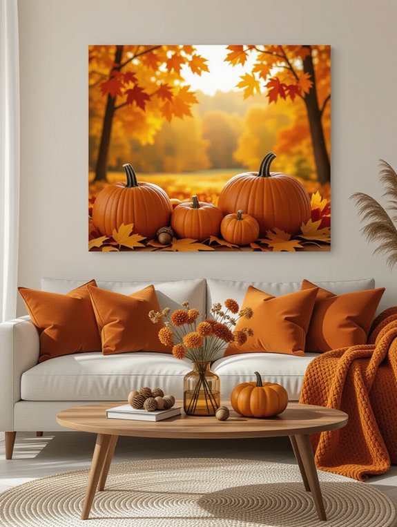 showcase seasonal fall artwork