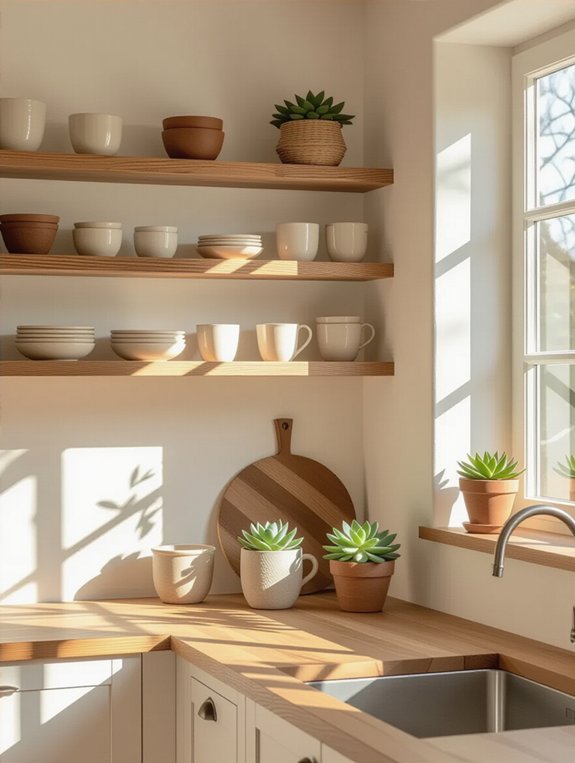 simplicity in minimalist shelving