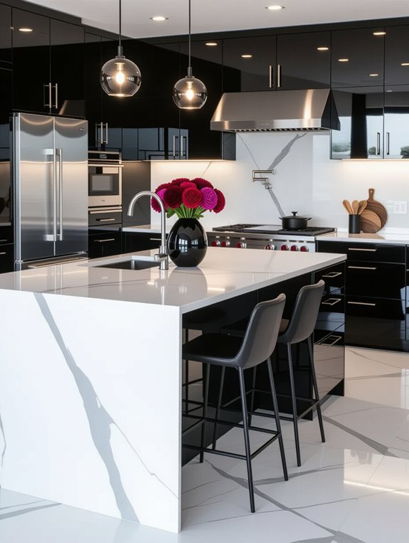 sleek cohesive monochromatic elegance