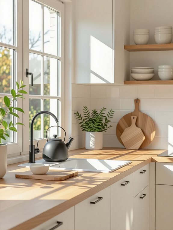 sleek minimalist kitchen accessories