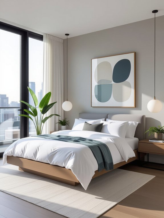 sleek modern urban retreat