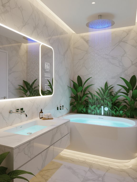 smart bathroom technology integration