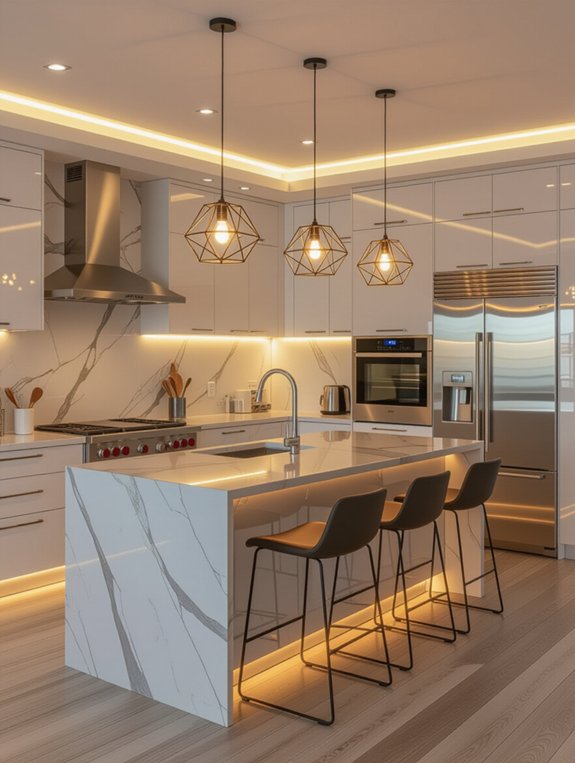 smart convenient kitchen lighting
