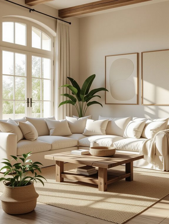 soft beige natural decor