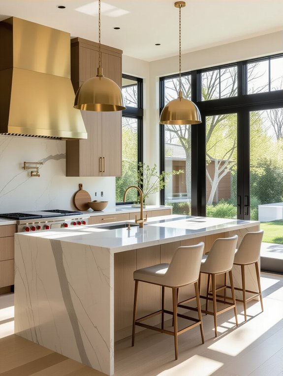 sophisticated functional kitchen design