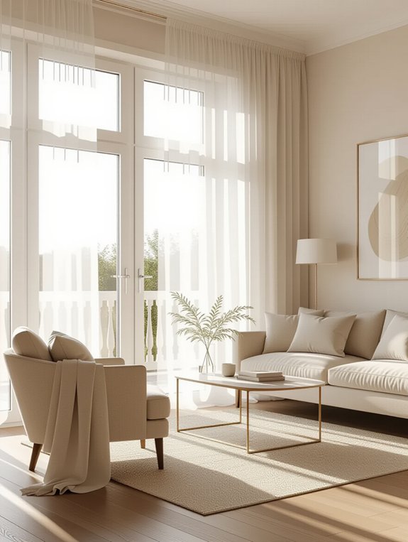 sophisticated sheer curtain elegance