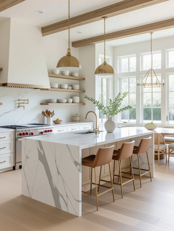 spacious elegant social cooking