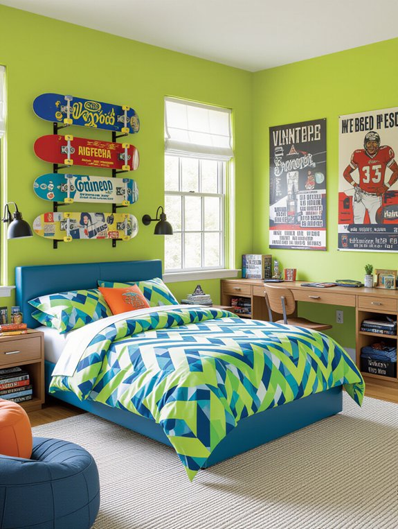 sporty bedroom design ideas