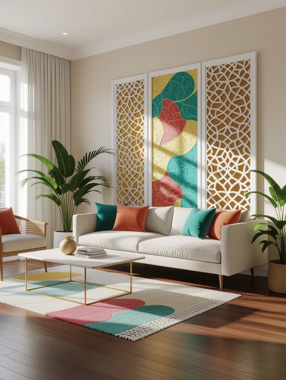 stylish art space dividers