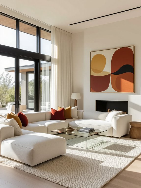 stylish comfortable contemporary living