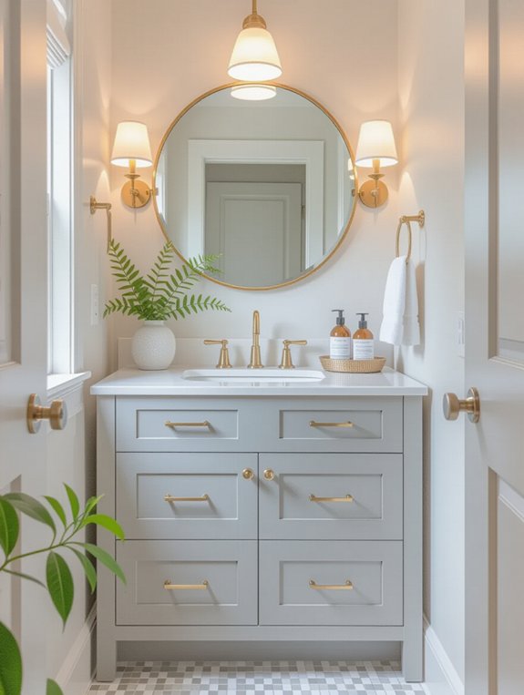 stylish compact bathroom vanities