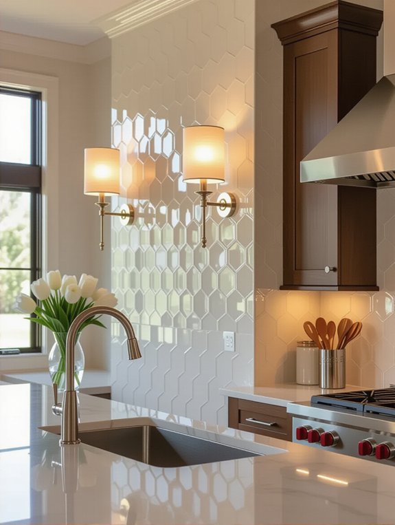 stylish functional kitchen lighting