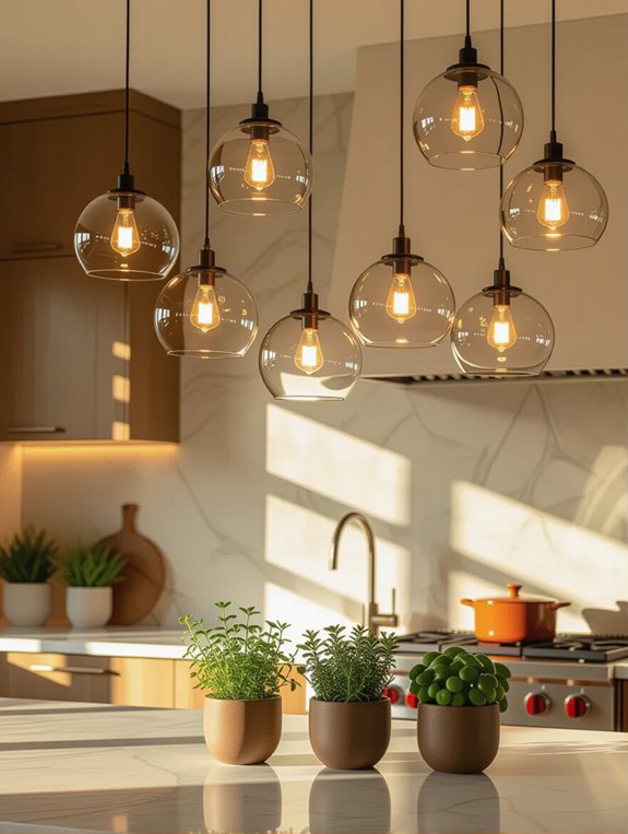 stylish multi pendant lighting arrangements