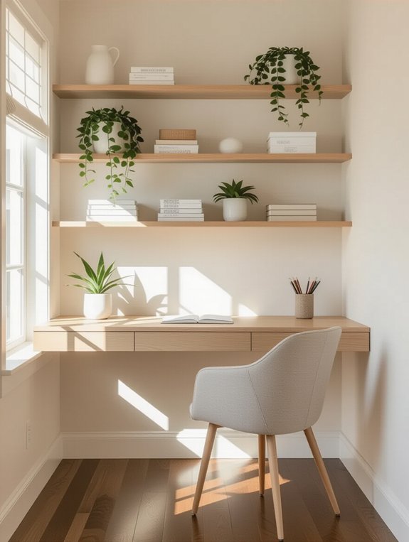 stylish space saving workspace solution