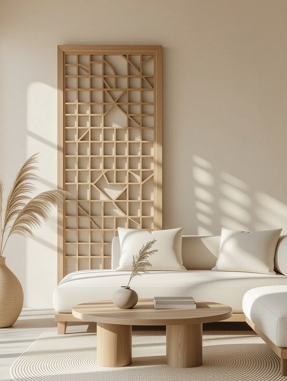 stylish wooden room dividers