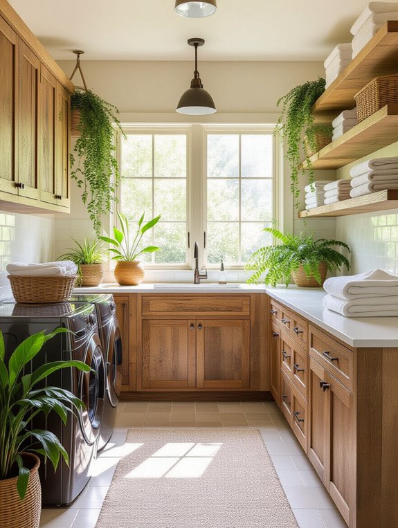 sustainable laundry room design