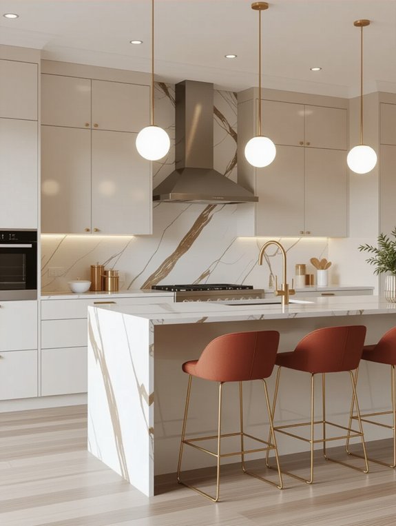 textured wall finishes enhance kitchens