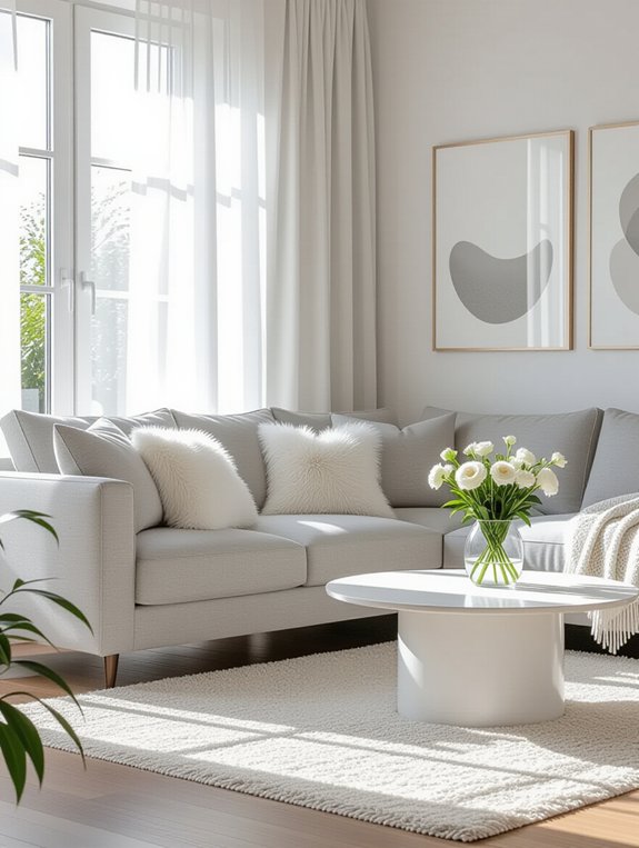 timeless grey and white elegance