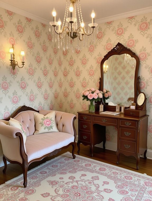 timeless vintage dressing room