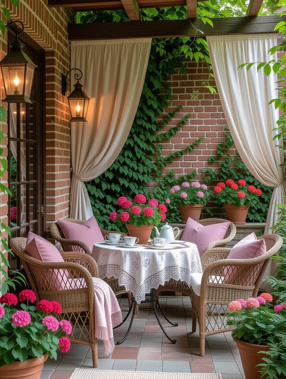 timeless vintage patio decor