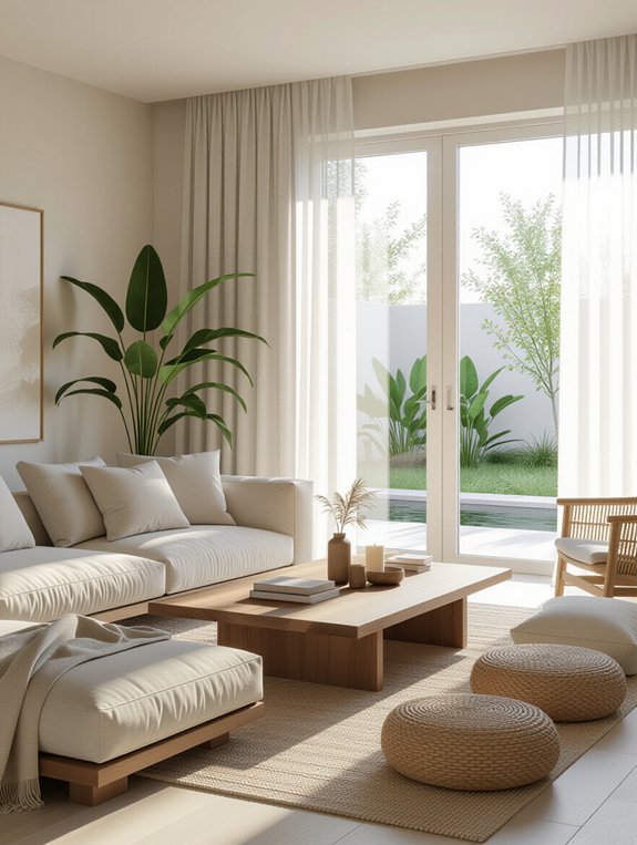 tranquil decor for serenity