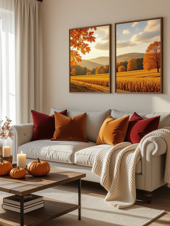 transform space with autumn art