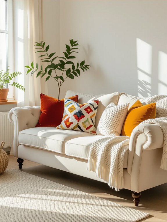 transform space with pillows