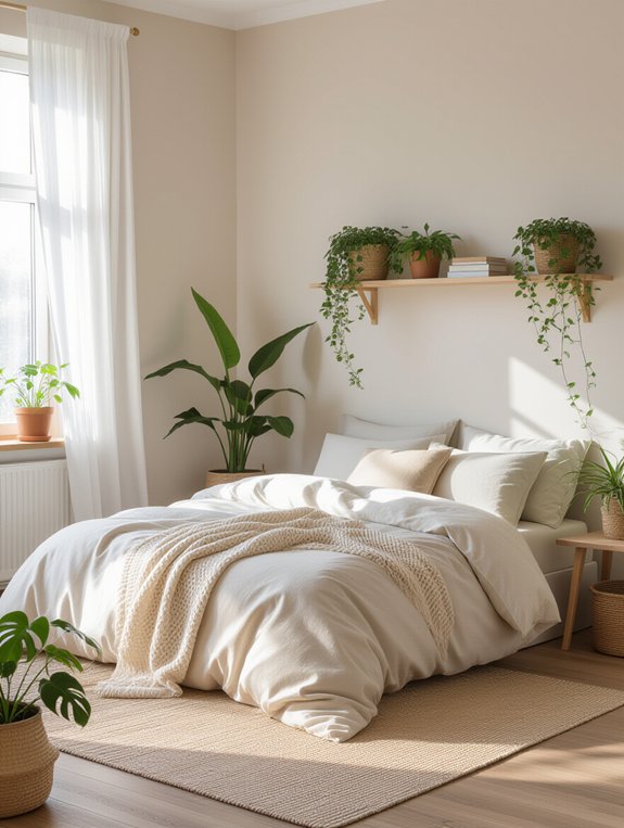 transform space with plants