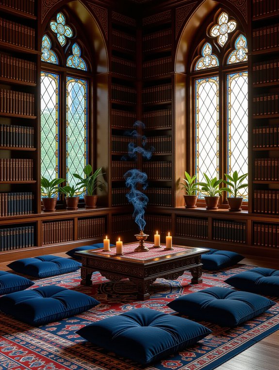 transformative spiritual reading space