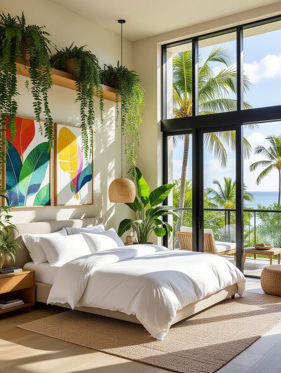 tropical colors and patterns